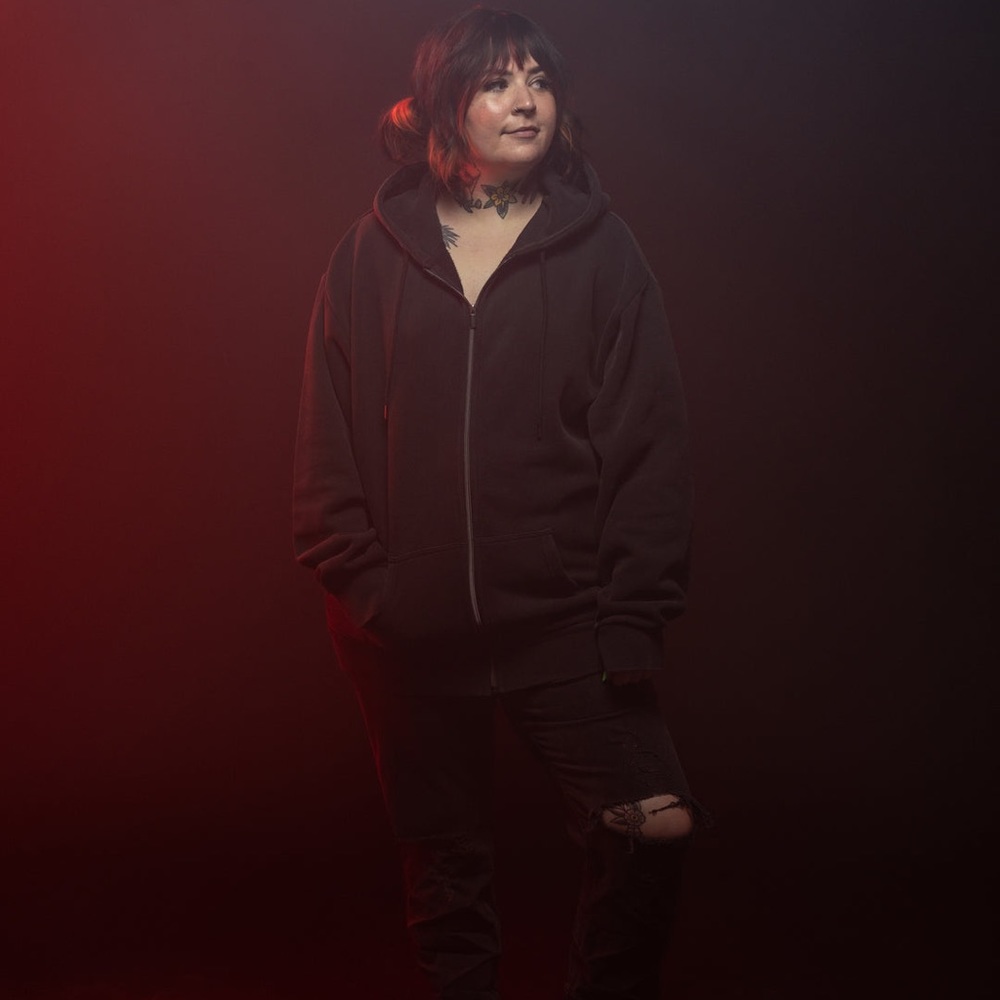 Girrlscout OG ZIP-UP Hoodie - Vintage Black